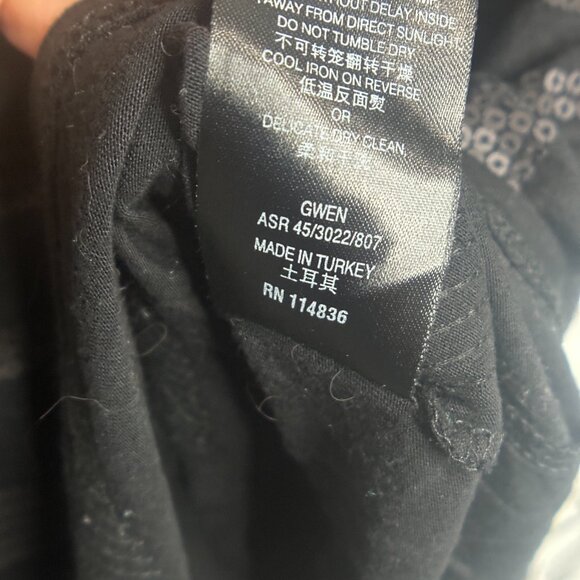 EUC Reiss Women's Gwen Black Sequin Tee Shirt Size XS - Picture 8 of 10